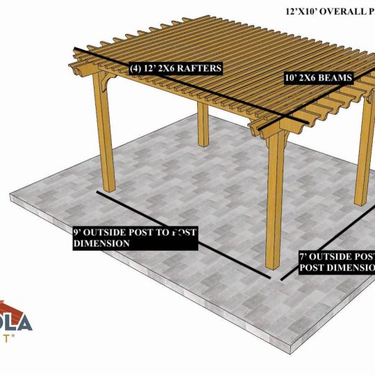 Dave L 12'x10' Custom Freestanding Sombrero Lite - Image 1