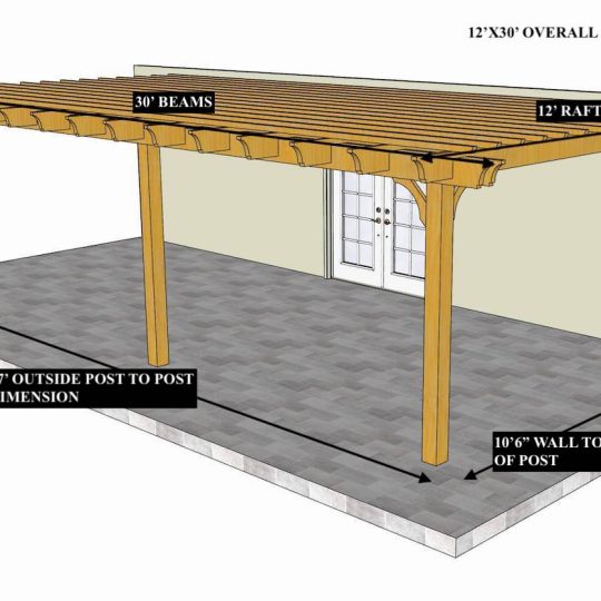 Dru P 12'x30' Custom Attached Big Kahuna Solar-Ready - Image 1