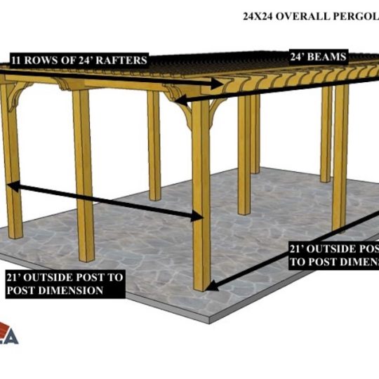 Kari H 24'x24'  Custom Freestanding Sombrero - Image 1