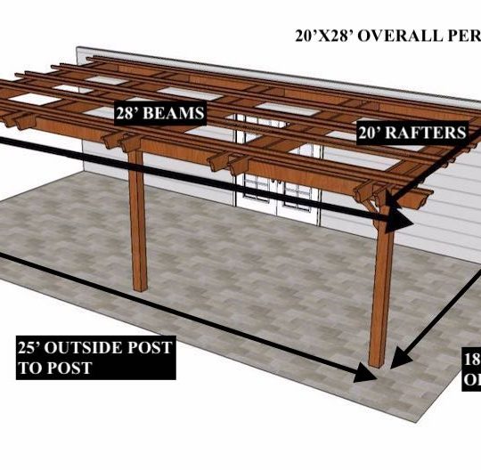 Tom K 20'x28' Custom Attached Fedora - Image 1