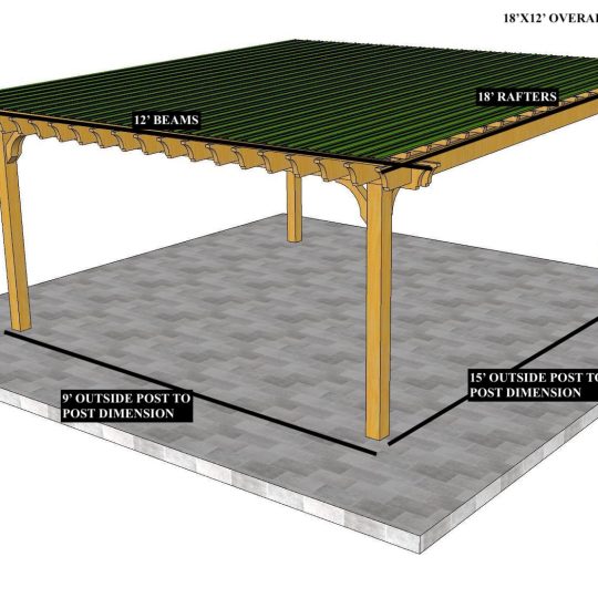 William G 18'x12' Custom Freestanding Big Kahuna PLUS - Image 1